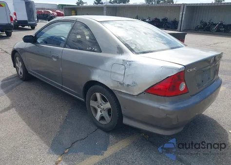 2005 Honda Civic Ex z USA, uszkodzony, nr VIN 1HGEM21925L048643